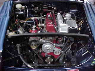 HP Supercharger Kit fitted to MG B GT Image copyright (c) 2011.