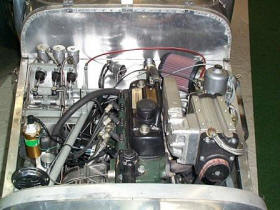 HP Supercharged Lotus Seven engineImage copyright (c) 2011.