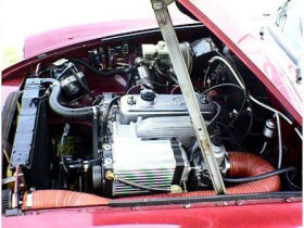 HP Supercharged MG B Roadster engine KL Image copyright (c) 2011.