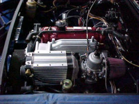 HP Supercharged MG B GT engine SS Image copyright (c) 2011.