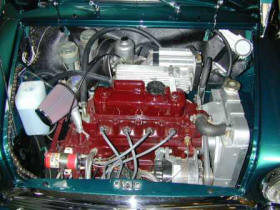 HP Supercharged BMC Mini WB engine compartment Image copyright (c) 2011.