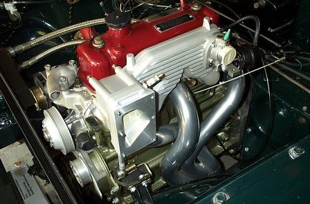 HP Hi-Flow Headers for Supercharged & Race MG B engines Image copyright (c) 2011.